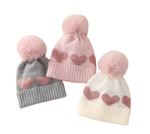 Heart beanie