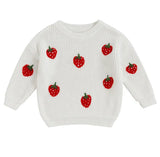 Strawberry knit sweater