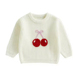 Cherry knit sweater