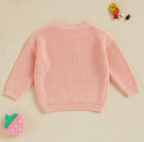 Strawberry knit sweater