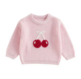 Cherry knit sweater