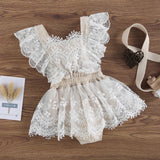 Aubrey lace romper