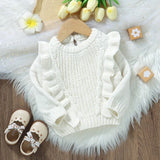 Flutter knit sweater