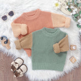 Two tone sweater