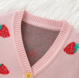 Strawberry cardigan