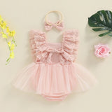 Rosa tulle romper