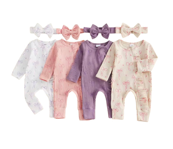 Flutter bow jumpsuit