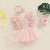 Rosa tulle romper