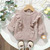 Flutter knit sweater