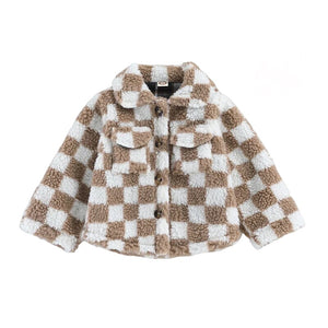 Checkered coat