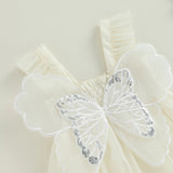 Butterfly romper dress