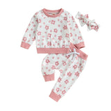 Pink flower tracksuit