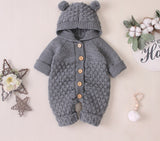 Bear knit jumpsuit