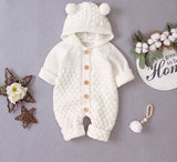 Bear knit jumpsuit