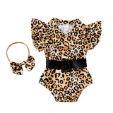 Leopard bodysuit set