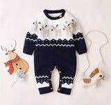 Knitted reindeer jumpsuit