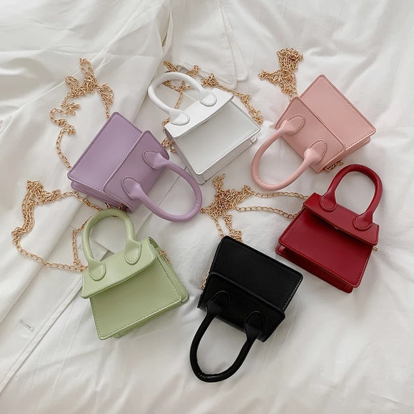 Square mini handbag