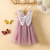 Butterfly tulle dress