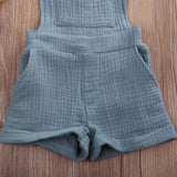 Linen overalls