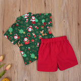 Christmas shorts set