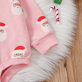 Pink Santa romper
