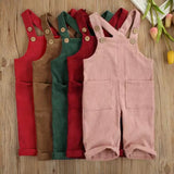 Costa corduroy overalls