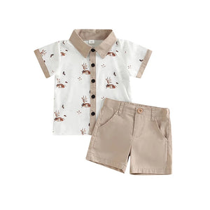 Reindeer shorts set