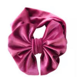 Velvet bow headband