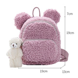 Mini fleece backpack