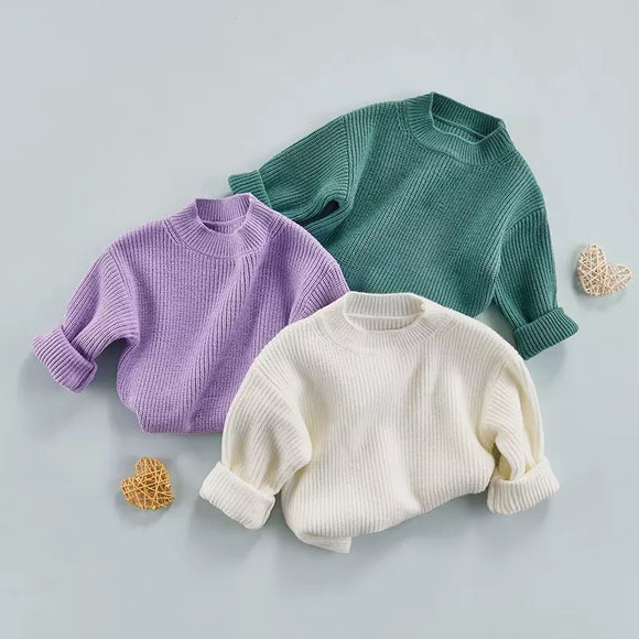 Chunky knit sweater • New colours