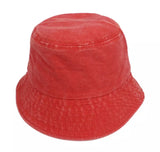 Denim fade bucket hat