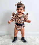 Leopard bodysuit set