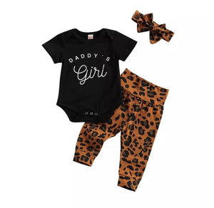 Daddy’s girl leopard set
