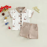 Reindeer shorts set