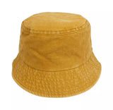 Denim fade bucket hat